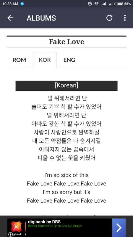 BTS Lyrics for Android - APK Download