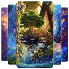 Fantasy Forest Wallpaper أيقونة