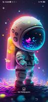 Astronaut Simple Wallpapers スクリーンショット 3