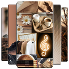Brown Wallpaper أيقونة
