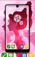 Pink Wallpaper Affiche