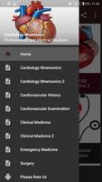 Cardiology Mnemonics, History Taking & Examination Affiche