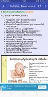 Pediatric Mnemonics اسکرین شاٹ 2