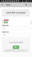 BMI Calculator capture d'écran 1