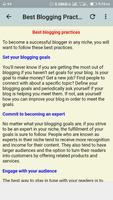 Blogging Guide captura de pantalla 3