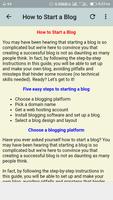 Blogging Guide screenshot 1