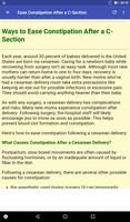C-Section Recovery screenshot 3