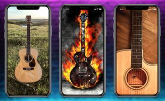 Guitar wallpaper Affiche