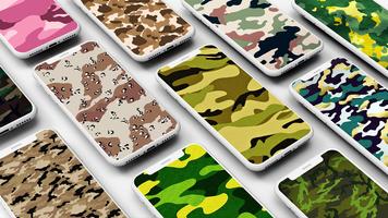 Camouflage Wallpaper Cartaz
