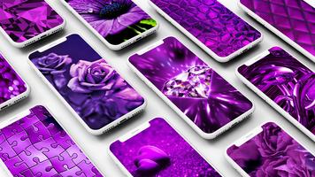 Purple Wallpaper Affiche