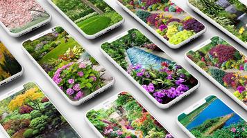 Garden Wallpaper Affiche