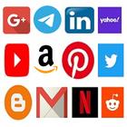 All Social Media & Network App أيقونة