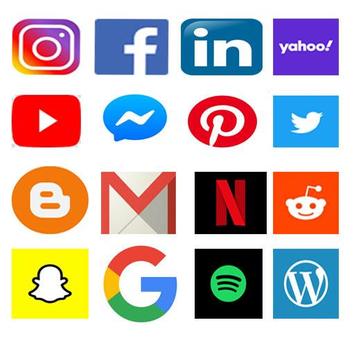 All Social Media & Network In One App 海报