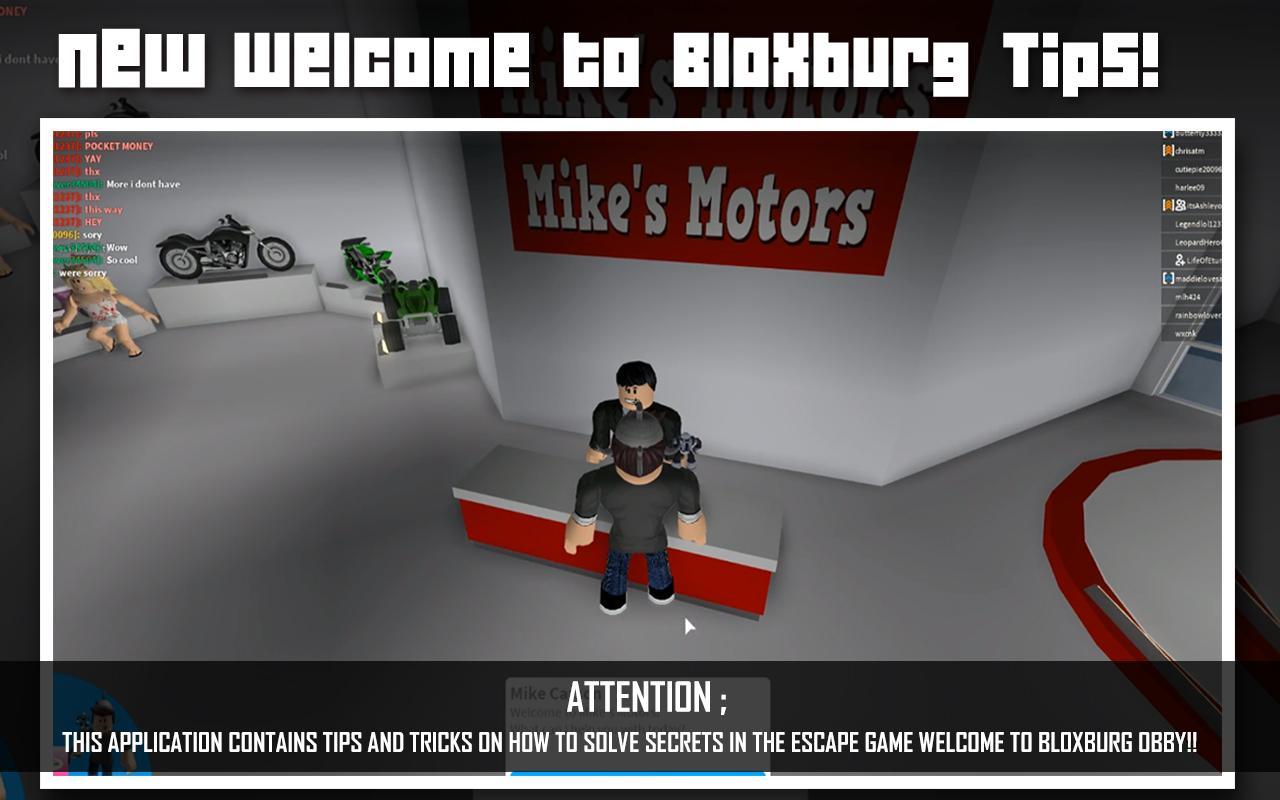 Simulator Welcome To Bloxburg Roblox Tips For Android Apk Download - sisters go to royale high school for a day roblox bloxburg