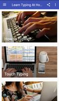 Learn Typing At Home capture d'écran 1