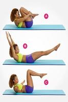 Exercícios de Pilates Cartaz