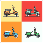Scooter Wallpaper Art-icoon