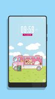 Kawaii Bunny Wallpaper syot layar 3