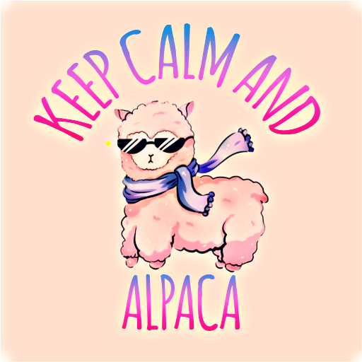 Kawaii Alpaca Wallpaper