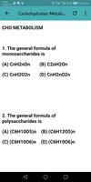 Biochemistry MCQs capture d'écran 1