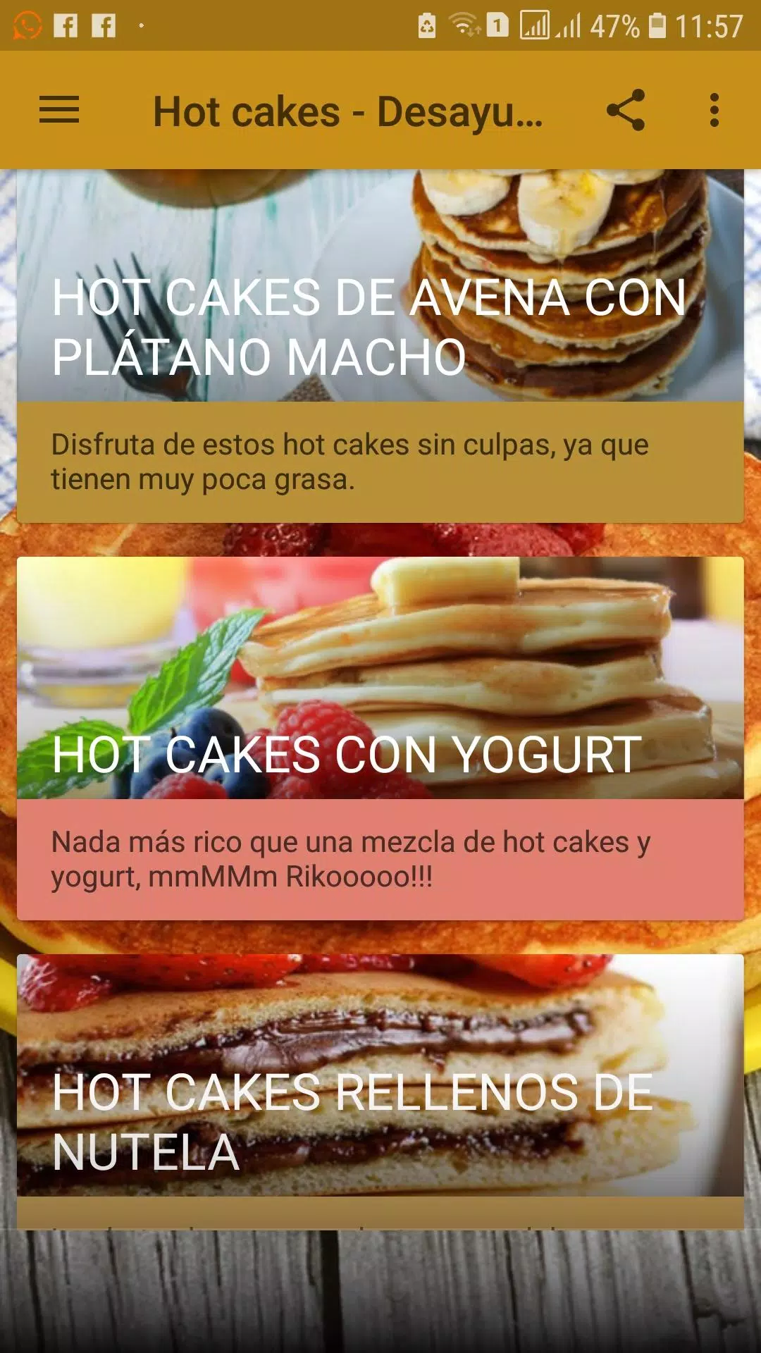 Hot cakes - Desayunos Únicos APK للاندرويد تنزيل