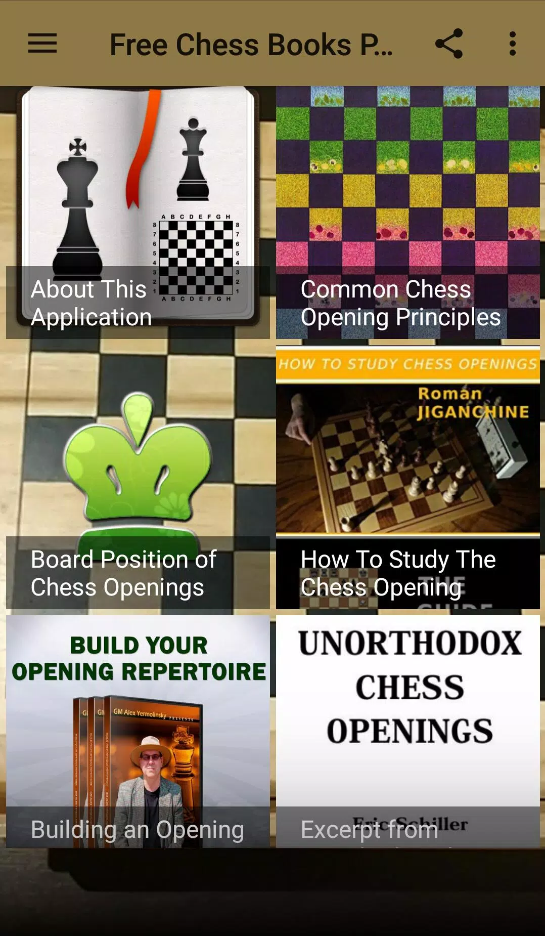 Free Chess Books PDF (Opening #1) ♟️ APK pour Android Télécharger