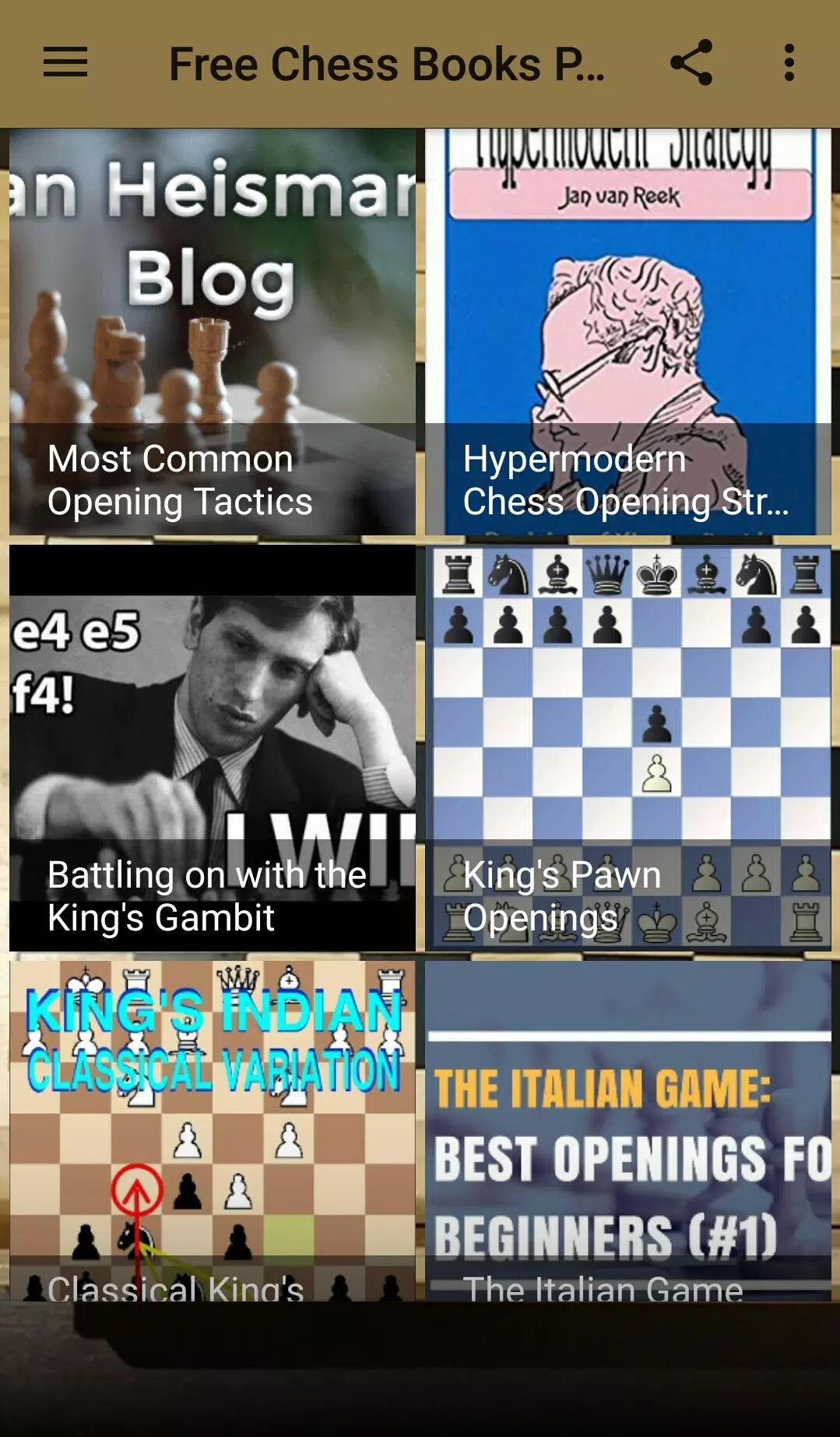 Free Chess Books PDF (Opening #1) ♟️ APK pour Android Télécharger