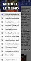 Guide: Mobile Legend Bang Bang poster