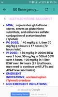 50 drugs in emergency स्क्रीनशॉट 2