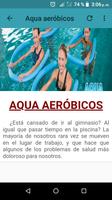 Ejercicios de Aqua Aeróbicos poster