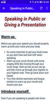 Public Speaking Skills screenshot 2