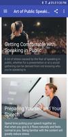 Art of Public Speaking poster