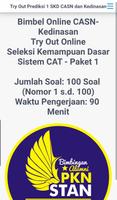 Tes SKD PKN STAN Sistem CAT poster