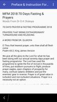 MFM Fasting and Prayer 2019 Guide capture d'écran 2