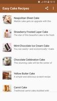 Easy Cake Recipes Affiche