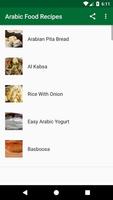 Arabic Food Recipes Plakat