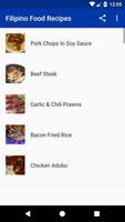 Filipino Food Recipes โปสเตอร์