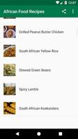 African Food Recipes capture d'écran 1