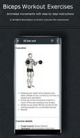Biceps Workout Exercises ảnh chụp màn hình 2
