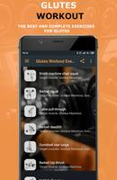 Glutes Workout Exercises Poster