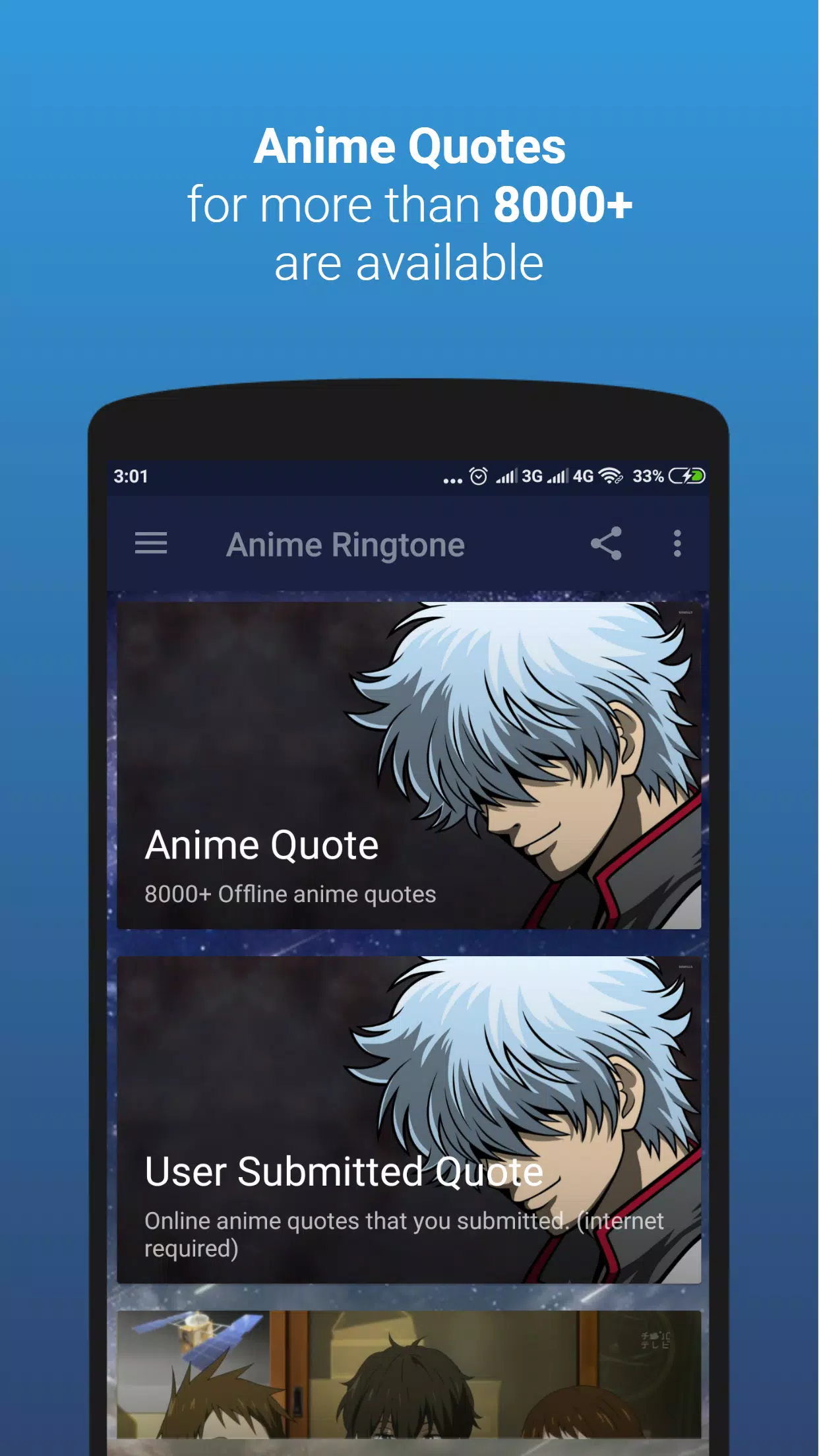 Tải xuống APK Anime Ringtone cho Android Tải xuống APK Anime Ringtone cho Android