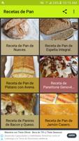 Recetas de Pan โปสเตอร์
