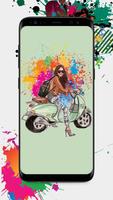 Vespa Scooter Wallpapers Affiche