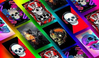 Skull Wallpaper HD постер