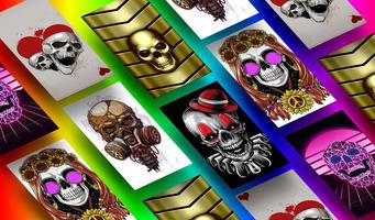 Skull Wallpaper HD скриншот 1