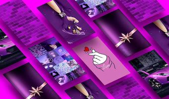 Purple Wallpapers HD تصوير الشاشة 1