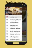 پوستر Recetas con patatas