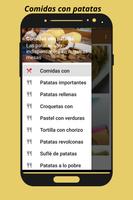 Recetas con patatas Affiche