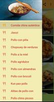 Recetas de Comida China Plakat