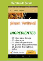 برنامه‌نما Recetas de salsas عکس از صفحه